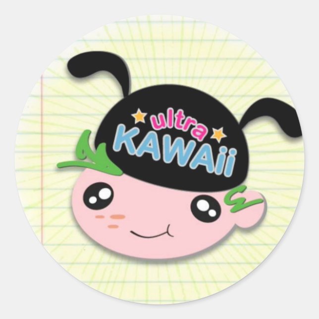 Ultra Kawaii - Boy Sticker (Front)