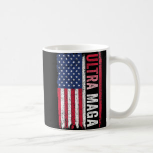 ULTRA MAGA American Flag Patriotic Agenda Coffee Mug