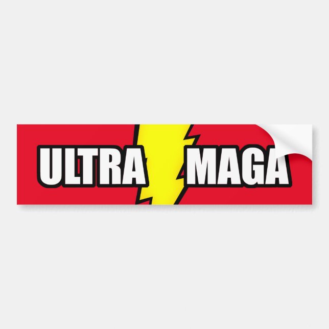 ULTRA MAGA BUMPER STICKER (Front)