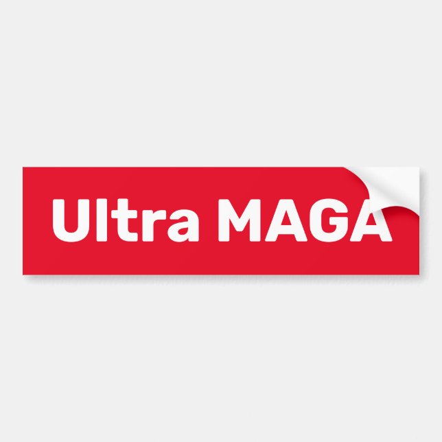 Ultra MAGA Bumper Sticker (Front)