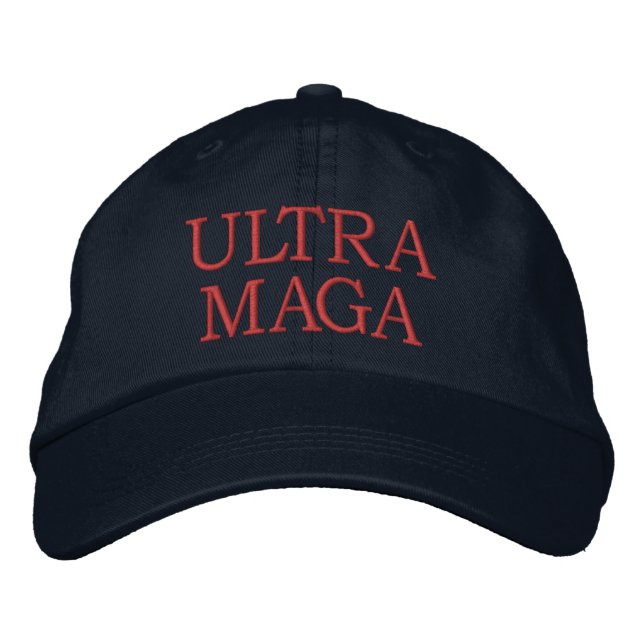 ULTRA MAGA EMBROIDERED BASEBALL CAP (Front)