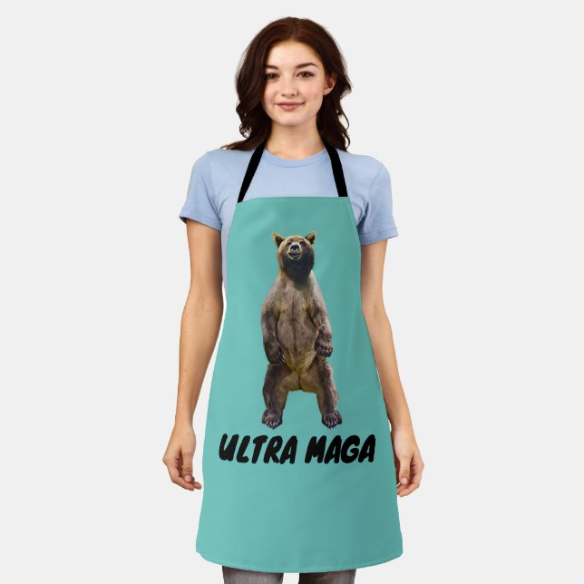 ULTRA MAGA GRIZZLY BEAR KITCHEN APRONS (Worn)