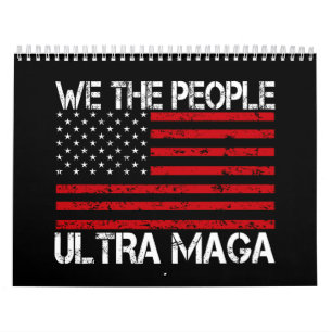 Ultra Maga Pro Trump 2024 Funny Republican  Calendar