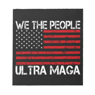 Ultra Maga Pro Trump 2024 Funny Republican  Notepad