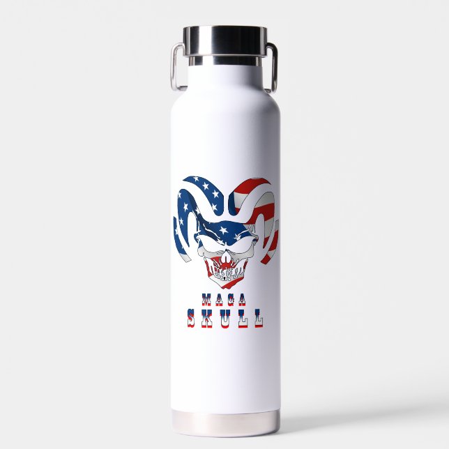Ultra Maga Skull |  Water Bottle (Front)