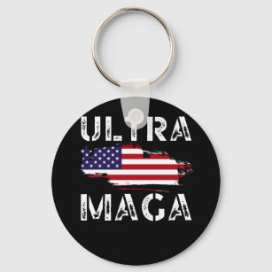 Ultra MAGA, Trump Maga, Republican gifts, American Key Ring