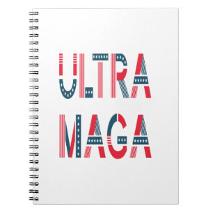 Ultra MAGA Trump Patriotic Republican Conservative Notebook