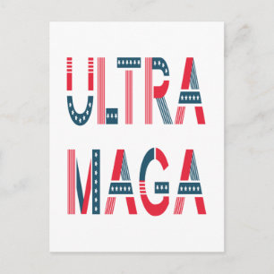 Ultra MAGA Trump Patriotic Republican Conservative Postcard