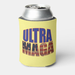 Ultra MAGA Trump Supporter 💡  Great Again USA  Can Cooler