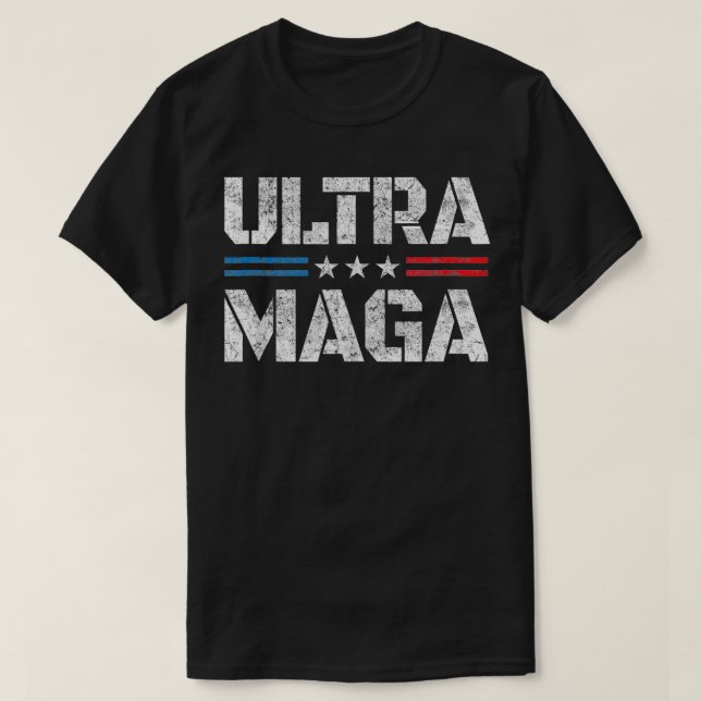 Ultra Maga  UltraMaga USA Proud American Ultra Meg T-Shirt (Design Front)