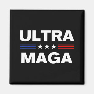 Ultra Maga United State flag 3 Magnet