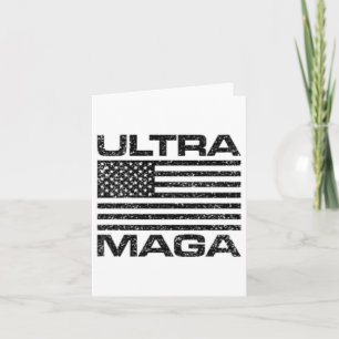 Ultra Mega Usa American Flag Ultramega Women Kids Card