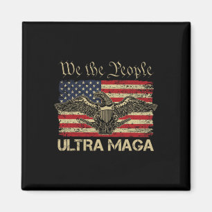 Ultra Mega We The People Proud Republican Usa Flag Magnet