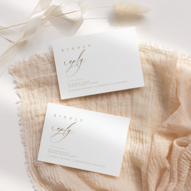 Ultra-Minimal Typography RSVP Reply | Enclosure (Creator Uploaded)