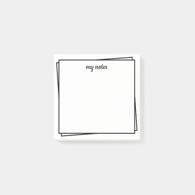 Ultra Minimalist Post-IT Notes (Front)