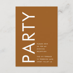 Ultra Modern Bold Big Monogram Simple Wedding Encl Enclosure Card