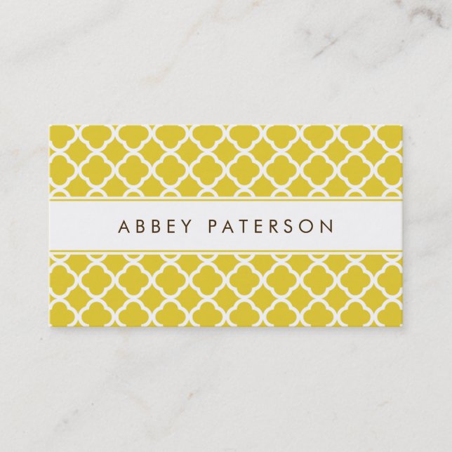 Ultra Modern Calling Card (Front)