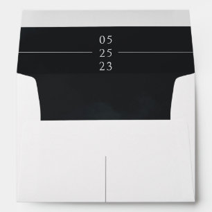 Ultra-Modern Minimalist Black & White Envelopes
