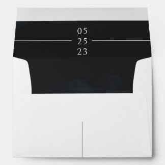 Ultra-Modern Minimalist Black & White Envelopes