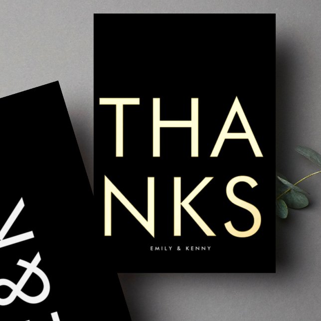 Ultra Modern Monogram TWO Thank You GOLD (Creator Uploaded)