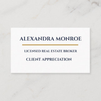 Ultra-Modern Real Estate Client Appreciation Loyalty Card