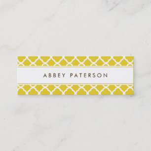 Ultra Modern Skinny Calling Card