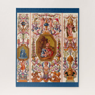 ultra opulent 17th century Baroque print Jigsaw Puzzle