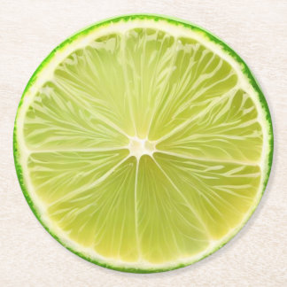 Ultra Realism Lime Slice Beverage Coaster