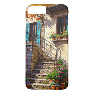 Ultra-Realistic Rustic Village House with Stone iPhone 8 Plus/7 Plus Case