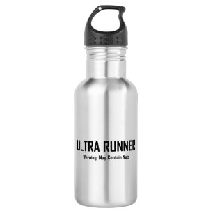 Ultra Runner, Warning May Contain Nuts 532 Ml Water Bottle