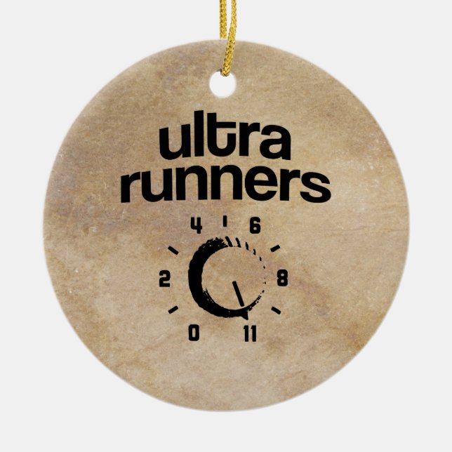 Ultra Runners 11 Ceramic Tree Decoration (Front)