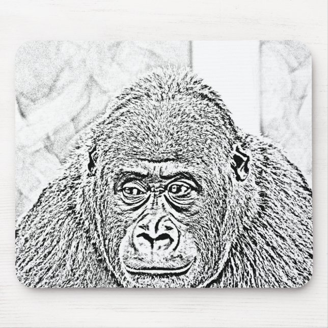 ultra sketch gorilla mouse pad (Front)