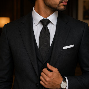 Ultra-Subtle Textured Formal Elegance Tie