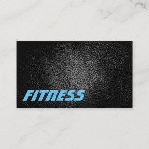Ultra-Thick Leather Effect Fitness Business Card
