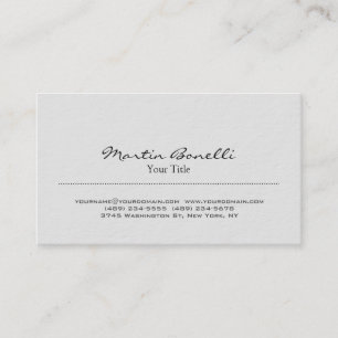 Ultra-Thick Stylish Grey Trendy Business Card