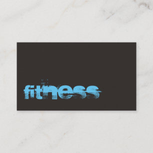 Ultra-Thick Trend Grey Fitness Sport Business Card