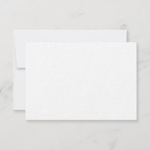 Ultra Thick Wedding RSVP Response Card