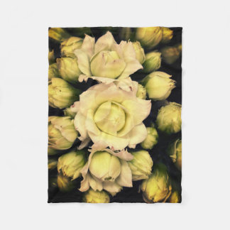 Ultra-Thin dream - Elegant flower design Fleece Blanket