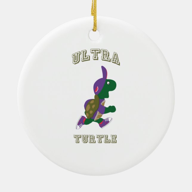 Ultra turtle ceramic ornament (Back)