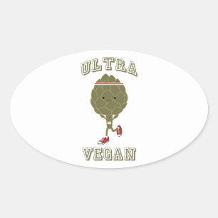 Ultra Vegan Oval Sticker
