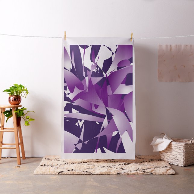 Ultra violet abstraction fabric (In Situ)