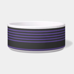 Ultra violet and charcoal five stripe pattern