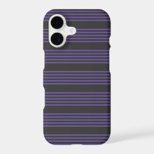 Ultra violet and charcoal five stripe pattern