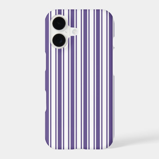 Ultra violet and white candy stripes (Back)