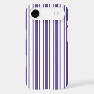 Ultra violet and white candy stripes