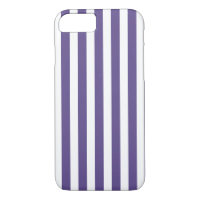 Ultra violet and white candy stripes