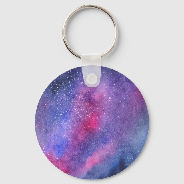 Ultra violet galaxy key ring (Front)