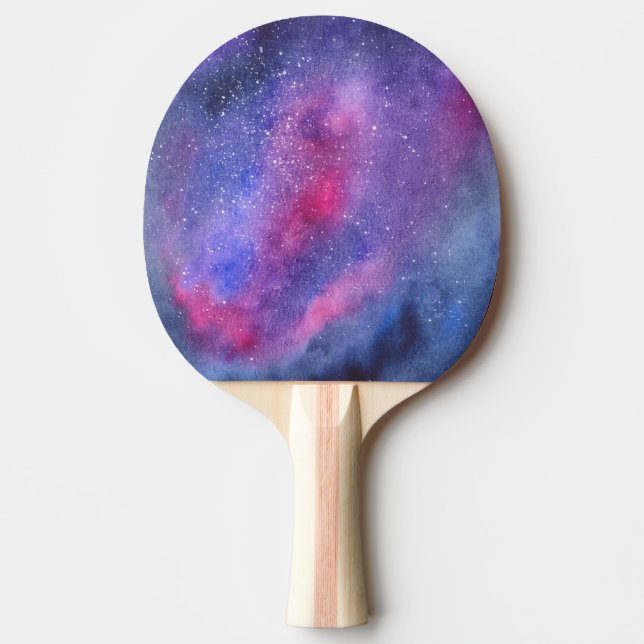 Ultra violet galaxy Ping Pong Paddle (Front)