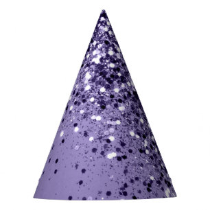 ULTRA VIOLET Glitter Dream #1 Party Hat