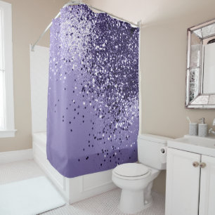 ULTRA VIOLET Glitter Dream #1 Shower Curtain